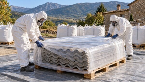 El rigor de la montaña: cómo el clima pirenaico degrada la uralita en La Seu d’Urgell