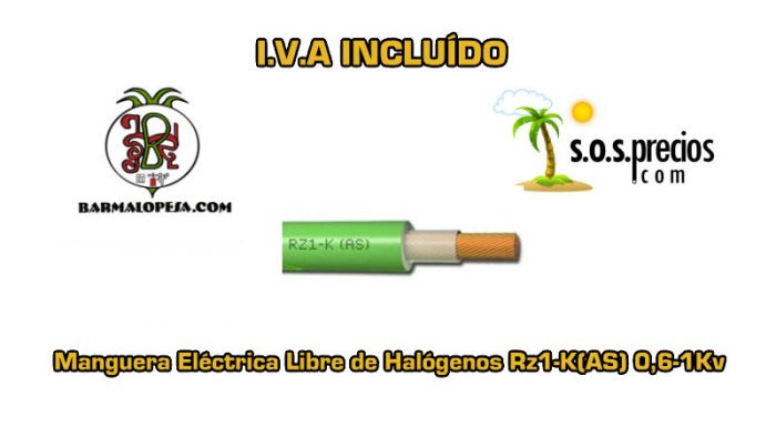 Manguera-electrica-libre-de-halógenos-3X16-Rz1-K(AS) 0,6-1Kv