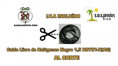cable-Libre-de-Halógenos-al-corte-negro-1,5-H07Z1-K(AS)