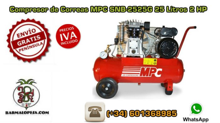 Compresor-de-Trabajo-Continuo-Mpc-SNB-2525G-25-litros-de-déposito-2Hp