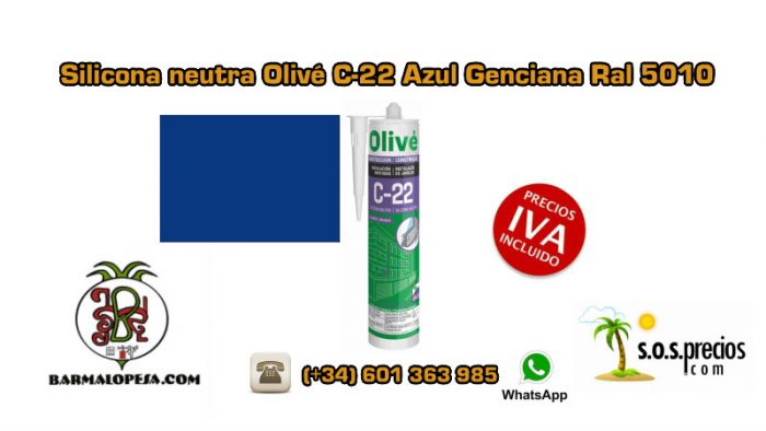 silicona-neutra-olivé-c-22-azul-genciana-ral-5010