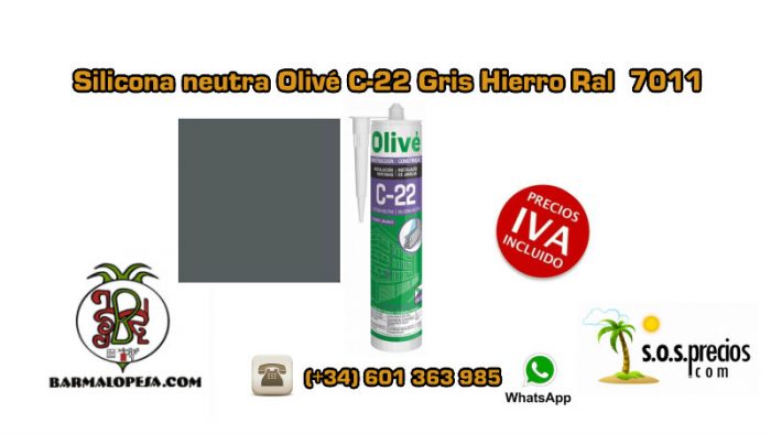 silicona-neutra-olivé-c-22-gris-hierro-ral-7011