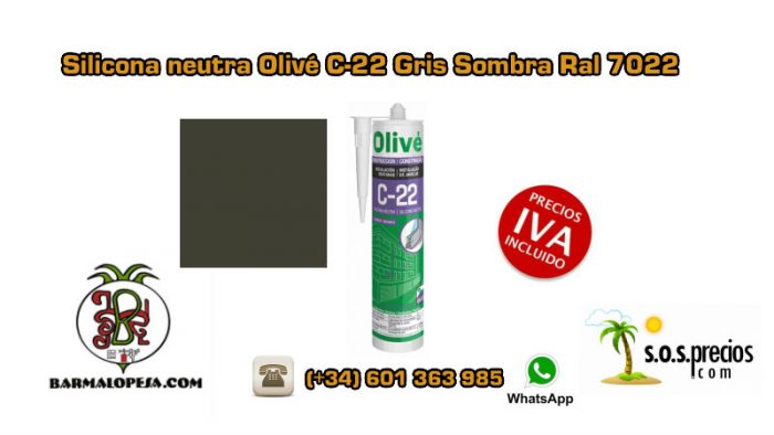 silicona-neutra-olivé-c-22-gris-sombra-ral-7022