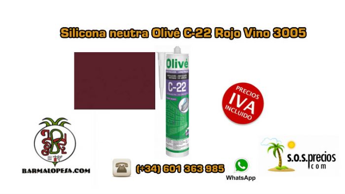 silicona-neutra-olivé-c-22-rojo-vino-ral-3005