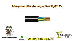 Manguera eléctrica negra Rv-K 0,6/1Kv