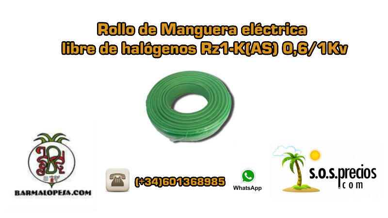 rollo-de-manguera-eléctrica-libre-de-halógenos-rz1-k(as)-0,6-1Kv