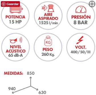 Características-del-compresor-de-tornillo-Mpc-ER-15-8