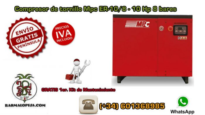 Compresor-de-tornillo-Mpc-ER-10-8-10-Hp-8-bares