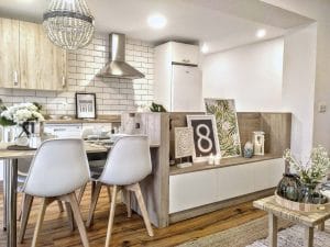apartamento salón cocina