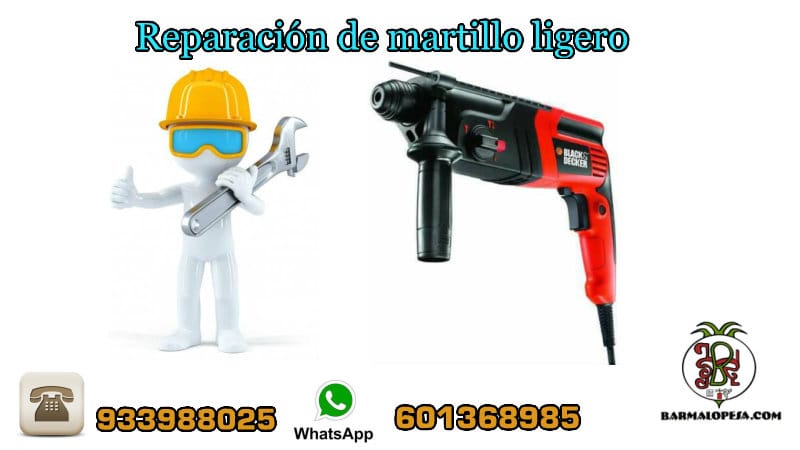 reparación-de-martillo-eléctrico-ligero