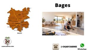 Mapa del Bages y profesionales reformando una vivienda, con el logotipo y el contacto de Barmalopesa.
